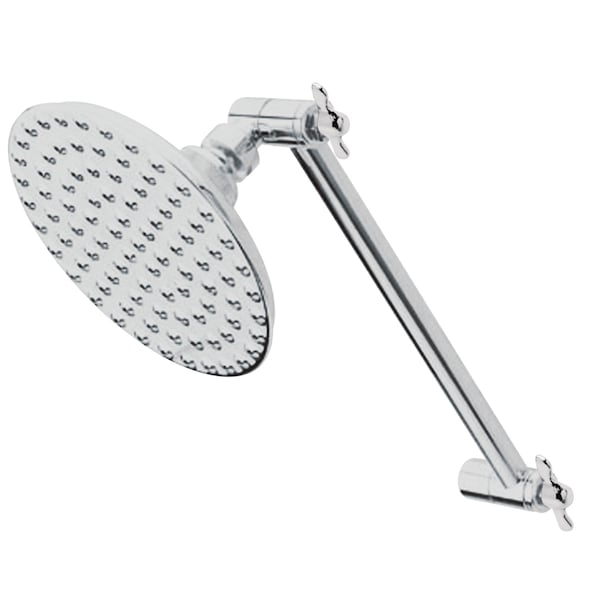 Shower Head, Polished Chrome, Wall Mount